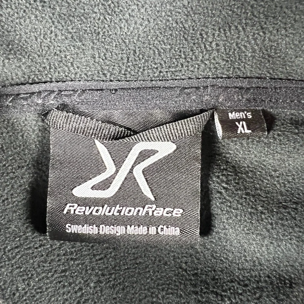 RevolutionRace Hiball Jacket Mens XL Black Softshell Hooded Outdoor Style 10014